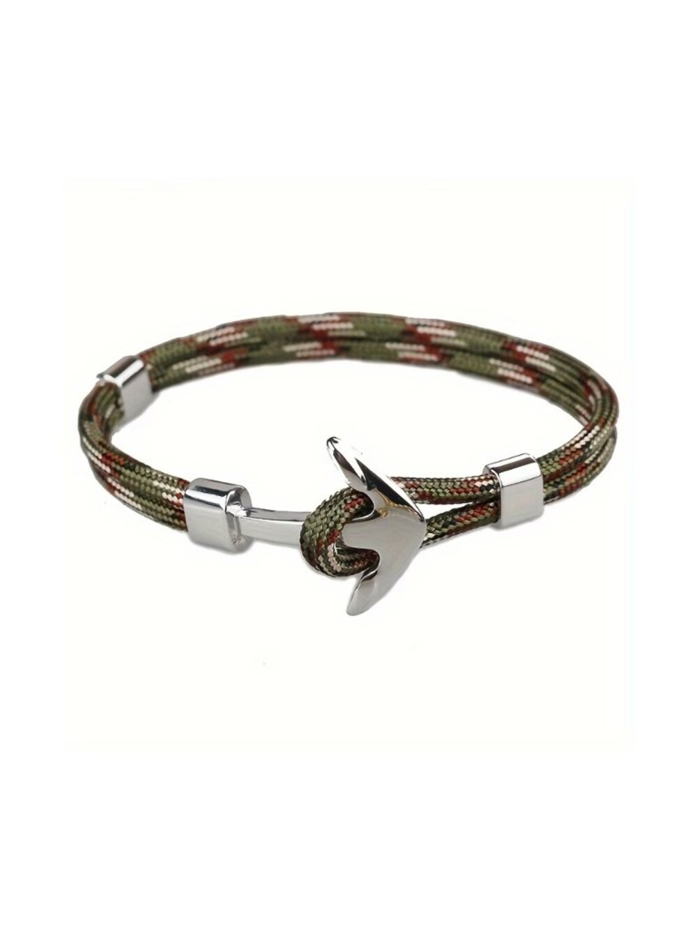Bracelet Unisex Paracord w/Anchor Hook Closure For the Active Outdoor Lifestyle